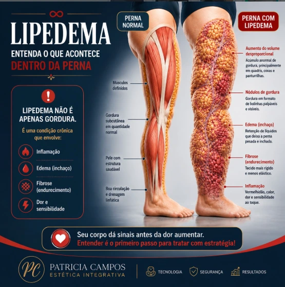 Lipedema entenda o que acontece dentro da perna Tratamento para Lipedema Zona Oeste de São Paulo | Espaço Patricia Campos